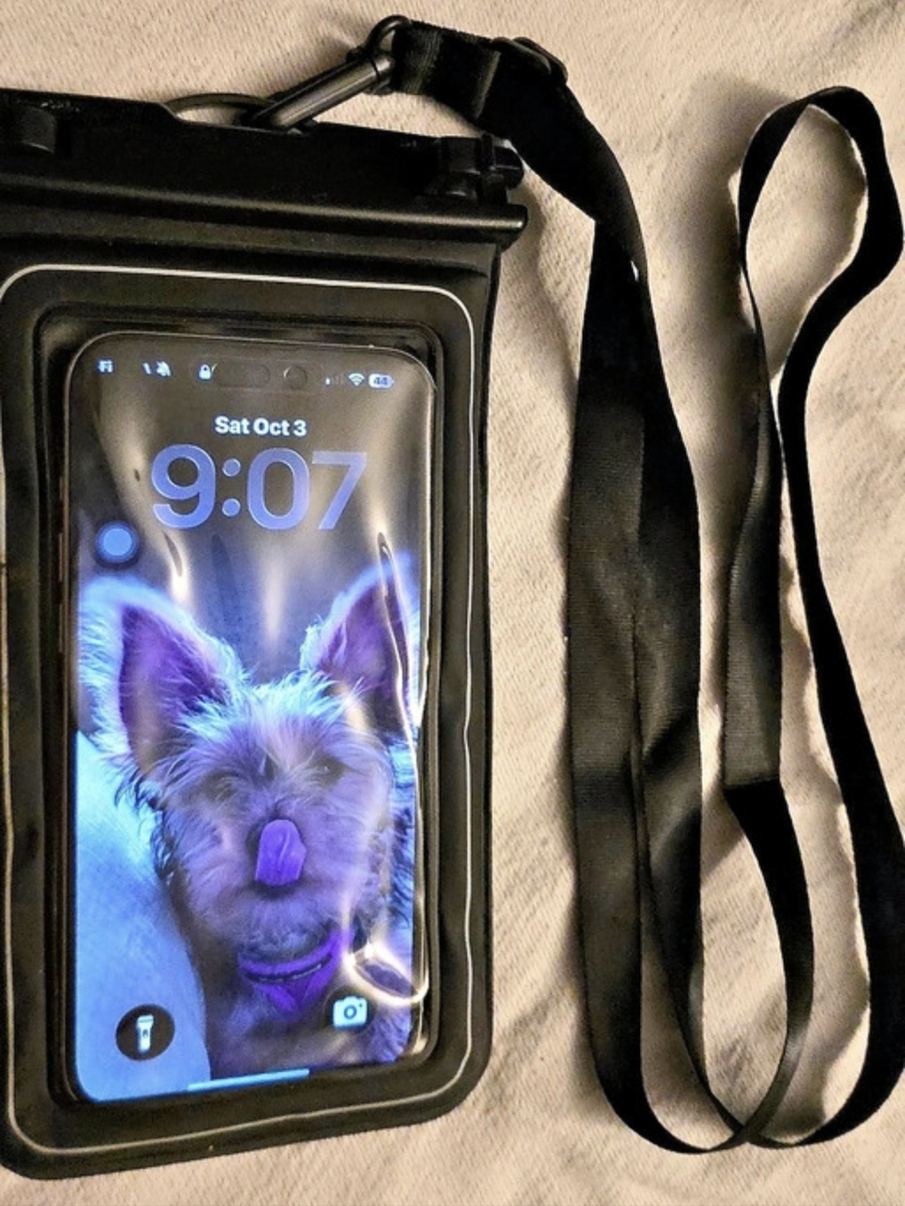 Black Phone Crossbody Case